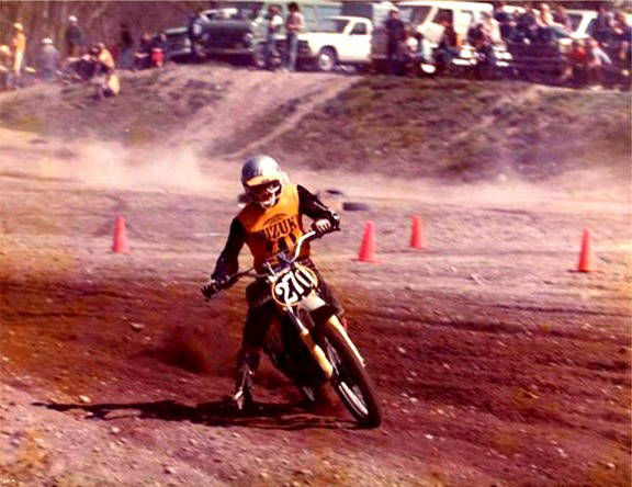 Jolly racer Vern Hubuer in mid 70's